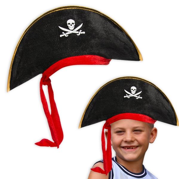 Piratenhut für Kinder-Piratenkostüm für Fasching oder Mottoparty, 1 Stück von LG-Imports