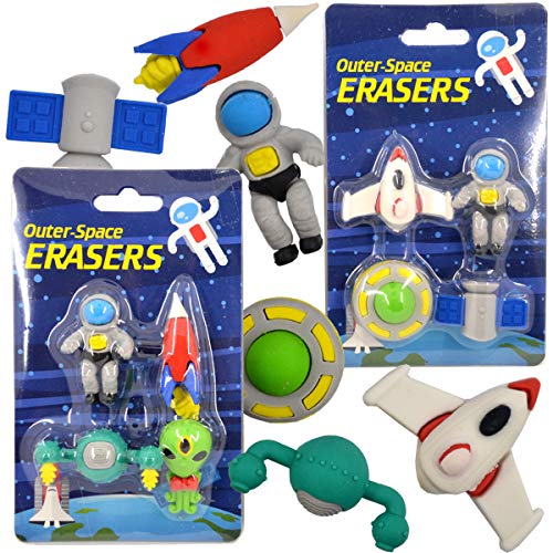 Radiergummi Space Weltraum Radierer Kinder 4.tlg Schule Mitgebel Büro Eraser Radiergummi Space Weltraum Radierer Kinder 4.tlg Schule Mitgebel Büro Eraser von LG