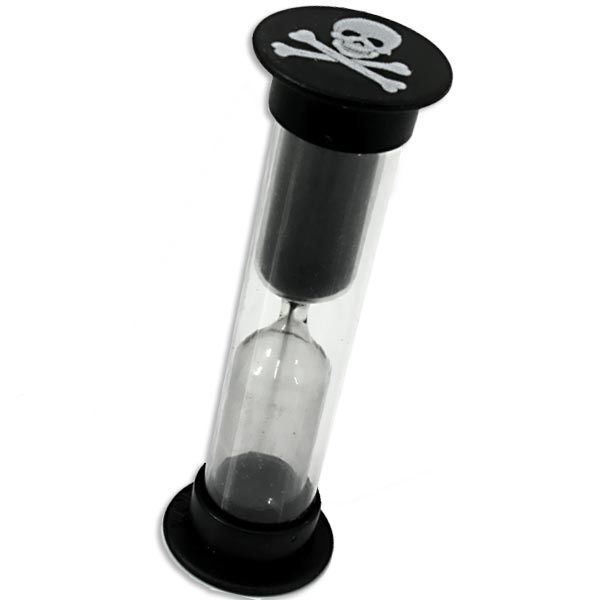 Sanduhr mit Totenkopf als Mitgebsel für Piratengeburtstag, 8×2,5cm, 1 Stk. Sanduhr mit Totenkopf als Mitgebsel für Piratengeburtstag, 8×2,5cm, 1 Stk. von LG-Imports