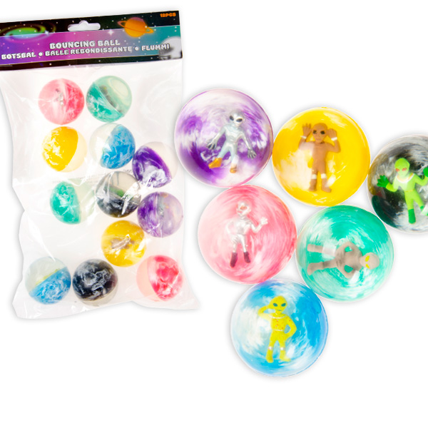 Weltall-Flummis im 12er Pack Weltall-Flummis im 12er Pack von LG-Imports