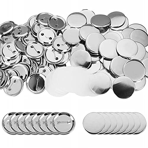 LGEGE 200 Sets Blanko-Knopfherstellungszubehör,25 mm/1 Zoll Rückabdeckung Pin Metallgehäuse & klare Folien-Sets für Knopfmacher-Maschine,Zubehör für individuelles Design DIY Abzeichen LGEGE 200 Sets Blanko-Knopfherstellungszubehör,25 mm/1 Zoll Rückabdeckung Pin Metallgehäuse & klare Folien-Sets für Knopfmacher-Maschine,Zubehör für individuelles Design DIY Abzeichen von LGEGE