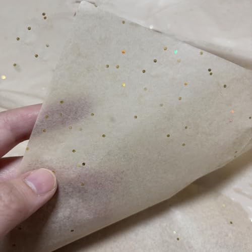 LGIFUTMAX Glitter Seidenpapier Braun zum Einwickeln 50x70cm Glitzerpapier Seidenpapierblätter für Blumenstrauß Geschenkpapier Geburtstag Geschenkverpackung Bastelzubehör 10 Blatt von LGIFUTMAX