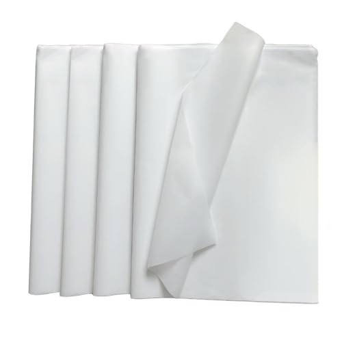 LGIFUTMAX Seidenpapier weiß für Geschenktüten 120 Blatt Seidenpapier Großpackung 35 x 50 cm Verpackungspapier für Geschenkpapier Füller Blumen Kunsthandwerk Geburtstag Hochzeitsdeko Valentinstag Dekor von LGIFUTMAX
