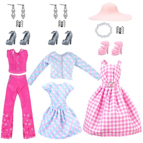 20 Stück Kleidung und Zubehör für Puppen,Inklusive Schöne Kleider Tops, Hosen ,Viele Kleine Accessoires Geeignet für Puppe, Mädchen Kinder 20 Stück Kleidung und Zubehör für Puppen,Inklusive Schöne Kleider Tops, Hosen ,Viele Kleine Accessoires Geeignet für Puppe, Mädchen Kinder von LGWJHCY