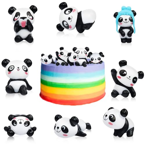 LGWJHCY Miniatur Panda Cake Topper, 8 Pieces Cupcake Figures Ornaments Panda Garden Doll Aquarium Decoration Playset Cute Figures Party Decor LGWJHCY Miniatur Panda Cake Topper, 8 Pieces Cupcake Figures Ornaments Panda Garden Doll Aquarium Decoration Playset Cute Figures Party Decor von LGWJHCY