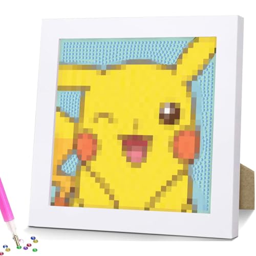 Diamond Painting Kinder Set, 5D Diamant Painting Bilder Kinder, 18x18cm DIY Cartoon Diamant Painting Bilder mit Bilderrahmen, DIY Mosaikherstellung Basteln Mädchen Jungen, Geschenk Kinders Ab 6 Jahre Diamond Painting Kinder Set, 5D Diamant Painting Bilder Kinder, 18x18cm DIY Cartoon Diamant Painting Bilder mit Bilderrahmen, DIY Mosaikherstellung Basteln Mädchen Jungen, Geschenk Kinders Ab 6 Jahre von LGZIN
