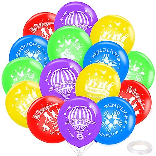 Luftballons Geburtstag Party Set, 9 Stück Cartoon Geburtstag Luftballons, Kindergeburtstag Deko Luftballon, Folienballon Deko, Kindergeburtstag Party Dekorationen für Jungen Mädchen von LGZIN