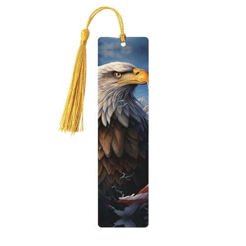 Lesezeichen aus Holz mit Löchern und Quasten, Holzanhänger, Adler, Holzhandwerk, Lesezeichen, Vintage-Lesezeichen, Ornamente, Holz-Lesezeichen für Damen, Herren, Buchliebhaber, Geschenke, Gold Lesezeichen aus Holz mit Löchern und Quasten, Holzanhänger, Adler, Holzhandwerk, Lesezeichen, Vintage-Lesezeichen, Ornamente, Holz-Lesezeichen für Damen, Herren, Buchliebhaber, Geschenke, Gold von LHCVSFGW