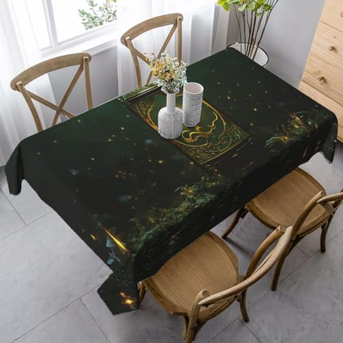 LHDGBNV Shining Star Tischdecken für rechteckige Tische, flecken- und knitterfrei, waschbar, moderne Küchentischdecke für Küche, Esszimmer, Picknick, Party-Dekoration, 140 x 89 cm LHDGBNV Shining Star Tischdecken für rechteckige Tische, flecken- und knitterfrei, waschbar, moderne Küchentischdecke für Küche, Esszimmer, Picknick, Party-Dekoration, 140 x 89 cm von LHDGBNV