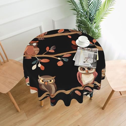 LHFIOHIRG Runde Tischdecke, 152 cm, knitterfrei, waschbar, für Küche, Esszimmer, Urlaub, Party, Picknick, 152 cm LHFIOHIRG Runde Tischdecke, 152 cm, knitterfrei, waschbar, für Küche, Esszimmer, Urlaub, Party, Picknick, 152 cm von LHFIOHIRG