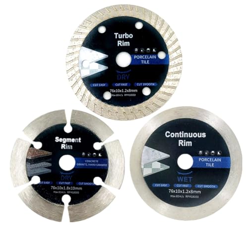 76 mm Diamant-Trennblatt, 1 Stück(76-10-1.8-10mm C) von LHKQHRDL