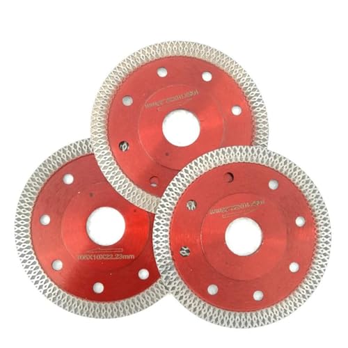Diamantklinge, heißgepresst, gesintert, X-Mesh, Turbo-Trennscheibe for Granit, Marmor, Keramikfliesen, Steinzeug, 1 Stück(115 MM B_1.2MM) von LHKQHRDL