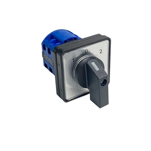 Drehnocken-Umschalter, 660 V, 20 A, elektrisch, 3 Positionen, 8 Klemmen, Steuerung mit Doppelstromversorgung, EIN-AUS-EIN, LW26-20/2, 1 Stück von LHKQHRDL
