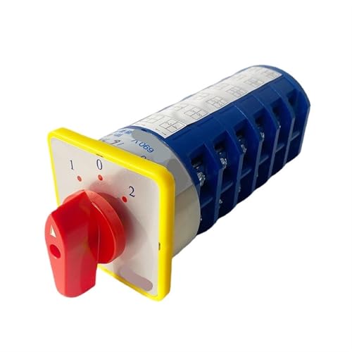 LW5-40/6 Nockenschalter, 40 A, 690 V, 24 Klemmen, DIY-Drehschalter zur Steuerung verschiedener Lasten, Silberkontakt, 1 Stück(Customize) von LHKQHRDL