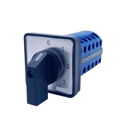 YMW26-20/5 Nockenschalter 0-3 Positionen Selektor DIY Drehumschaltung 20 Klemmen Schrauben Silberkontakt LW26 LW28 1St von LHKQHRDL