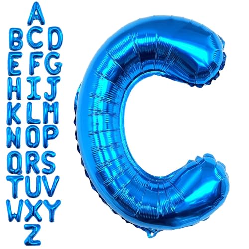 101,6 cm blaue Buchstabe C Luftballons, DIY Phrase Folie Alphabet Buchstabe C Luftballons DIY Wort C Banner für Geburtstag Jahrestag Feier Abschluss Party Supplies Dekoration 101,6 cm blaue Buchstabe C Luftballons, DIY Phrase Folie Alphabet Buchstabe C Luftballons DIY Wort C Banner für Geburtstag Jahrestag Feier Abschluss Party Supplies Dekoration von LHOAVWE