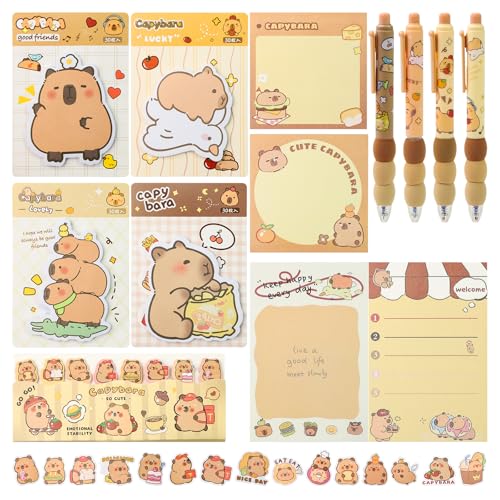 Capybara Stifte Radierbarer 43PCS Capybara Schreibwaren Set Mädchen Junge Kinder Schulsachen Capybara Sticker Cute Stifte Kawaii Haftnotizen Capybara Stationery Set Blau Kugelschreiber Radierbar 0.5MM Capybara Stifte Radierbarer 43PCS Capybara Schreibwaren Set Mädchen Junge Kinder Schulsachen Capybara Sticker Cute Stifte Kawaii Haftnotizen Capybara Stationery Set Blau Kugelschreiber Radierbar 0.5MM von LHOEST