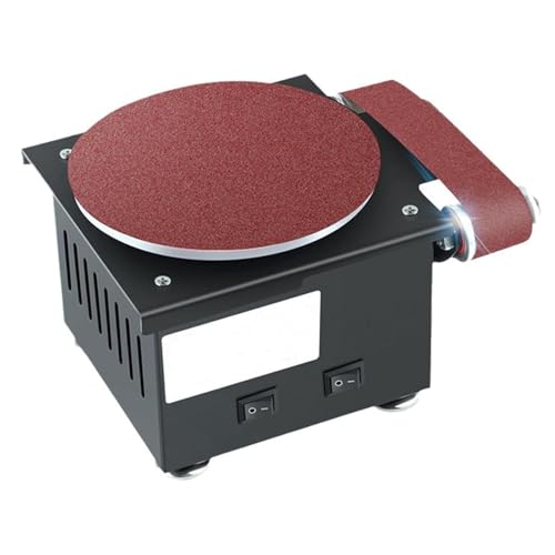 LHQYA Mini-Tellerschleifer, Elektrischer Band-Tischschleifer, 7 Einstellbare Geschwindigkeiten, Max. 8000 U/min, Zum DIY-Schleifen Von Metall, Holz, Aluminium LHQYA Mini-Tellerschleifer, Elektrischer Band-Tischschleifer, 7 Einstellbare Geschwindigkeiten, Max. 8000 U/min, Zum DIY-Schleifen Von Metall, Holz, Aluminium von LHQYA