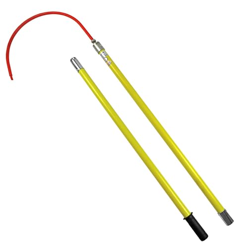 Isolierte Rettungsstange, Hochspannungs-Isolierstange, Tragbare Elektrische Rettungsstange, Epoxidharz-Verlängerungsstange, für Elektriker, Leitungsmonteure(2m/6.5ft) von LHXLSH