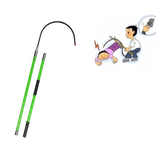 Leichtgewicht Stromschlag Sicher Rettungsstange, Isolierter Rettungshaken Rettungshaken, Isolierte Stange Epoxidharz, Für Feuerwehrelektriker(Green,2m/6.5ft) von LHXLSH