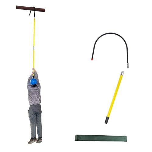 Tragbare Elektriker Werkzeuge, Isolierte Rettungsstange, Isolierte Stange Epoxidharz, für Stromschläge Im Notfall, Mit Aufbewahrungstasche, für Elektriker(1m/3.2ft) von LHXLSH