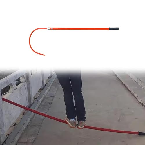 Tragbare Elektrische Rettungsstange, Isolierte Rettungsstange, Epoxidharz-Verlängerungsstange, für Elektriker, Leitungsmonteure, Kfz-Mechaniker(Red,1m/3.2ft) von LHXLSH
