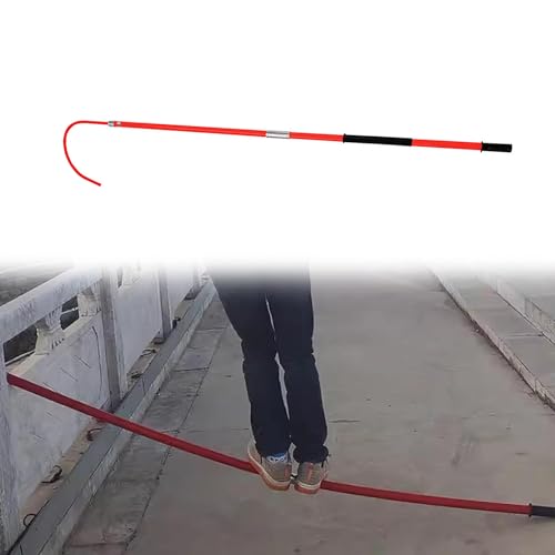 Tragbare Elektrische Rettungsstange, Isolierte Rettungsstange, Epoxidharz-Verlängerungsstange, für Elektriker, Leitungsmonteure, Kfz-Mechaniker(Red,2m/6.5ft) von LHXLSH