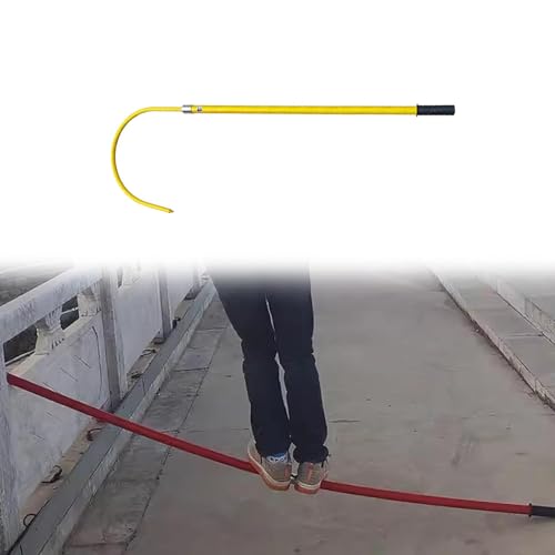 Tragbare Elektrische Rettungsstange, Isolierte Rettungsstange, Epoxidharz-Verlängerungsstange, für Elektriker, Leitungsmonteure, Kfz-Mechaniker(Yellow,1m/3.2ft) von LHXLSH