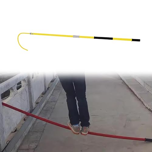 Tragbare Elektrische Rettungsstange, Isolierte Rettungsstange, Epoxidharz-Verlängerungsstange, für Elektriker, Leitungsmonteure, Kfz-Mechaniker(Yellow,2m/6.5ft) von LHXLSH
