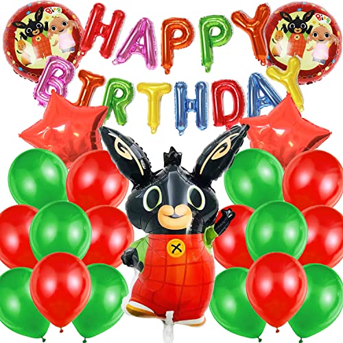 Geburtstag Dekoration 26 Stück Set,Folienballon,Geburtstag Banner,Geburtstag Luftballon,Latex Ballon,Geburtstag Deko,für Kinder Party Dekoration,Geburtstag Deko von LHYQDM