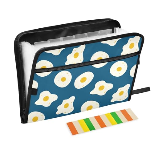 LI ZHI XIN A4 Dokumentenmappe Mit 13 Tasche Dokument Organizer Klassifizierungsordner Wasserfeste Seitlich ReißVerschluss Ordner FäChermappe Ei-Muster LI ZHI XIN A4 Dokumentenmappe Mit 13 Tasche Dokument Organizer Klassifizierungsordner Wasserfeste Seitlich ReißVerschluss Ordner FäChermappe Ei-Muster von LI ZHI XIN