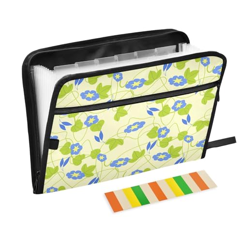 LI ZHI XIN A4 Dokumentenmappe Mit 13 Tasche Dokument Organizer Klassifizierungsordner Wasserfeste Seitlich ReißVerschluss Ordner FäChermappe Frühlingszeit Blumenmuster Grün LI ZHI XIN A4 Dokumentenmappe Mit 13 Tasche Dokument Organizer Klassifizierungsordner Wasserfeste Seitlich ReißVerschluss Ordner FäChermappe Frühlingszeit Blumenmuster Grün von LI ZHI XIN