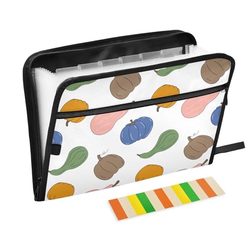 LI ZHI XIN A4 Dokumentenmappe Mit 13 Tasche Dokument Organizer Klassifizierungsordner Wasserfeste Seitlich ReißVerschluss Ordner FäChermappe Halloween-Kürbis-Muster LI ZHI XIN A4 Dokumentenmappe Mit 13 Tasche Dokument Organizer Klassifizierungsordner Wasserfeste Seitlich ReißVerschluss Ordner FäChermappe Halloween-Kürbis-Muster von LI ZHI XIN