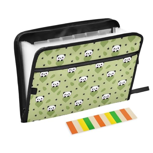 LI ZHI XIN A4 Dokumentenmappe Mit 13 Tasche Dokument Organizer Klassifizierungsordner Wasserfeste Seitlich ReißVerschluss Ordner FäChermappe Panda-Muster LI ZHI XIN A4 Dokumentenmappe Mit 13 Tasche Dokument Organizer Klassifizierungsordner Wasserfeste Seitlich ReißVerschluss Ordner FäChermappe Panda-Muster von LI ZHI XIN