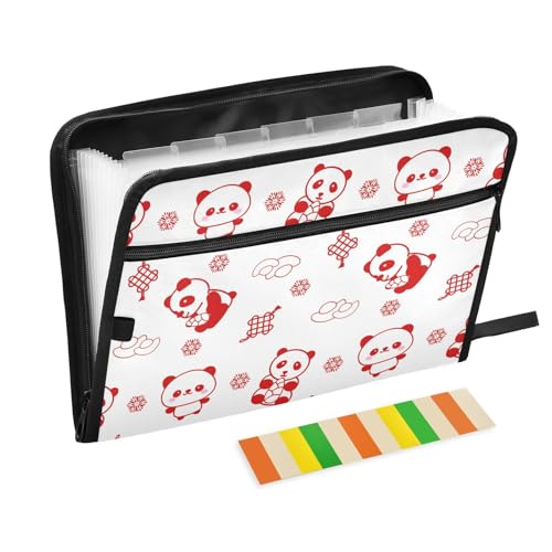 LI ZHI XIN A4 Dokumentenmappe Mit 13 Tasche Dokument Organizer Klassifizierungsordner Wasserfeste Seitlich ReißVerschluss Ordner FäChermappe Panda-Muster LI ZHI XIN A4 Dokumentenmappe Mit 13 Tasche Dokument Organizer Klassifizierungsordner Wasserfeste Seitlich ReißVerschluss Ordner FäChermappe Panda-Muster von LI ZHI XIN