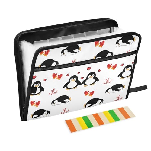 LI ZHI XIN A4 Dokumentenmappe Mit 13 Tasche Dokument Organizer Klassifizierungsordner Wasserfeste Seitlich ReißVerschluss Ordner FäChermappe Pinguin Handschuhe Süßigkeiten LI ZHI XIN A4 Dokumentenmappe Mit 13 Tasche Dokument Organizer Klassifizierungsordner Wasserfeste Seitlich ReißVerschluss Ordner FäChermappe Pinguin Handschuhe Süßigkeiten von LI ZHI XIN