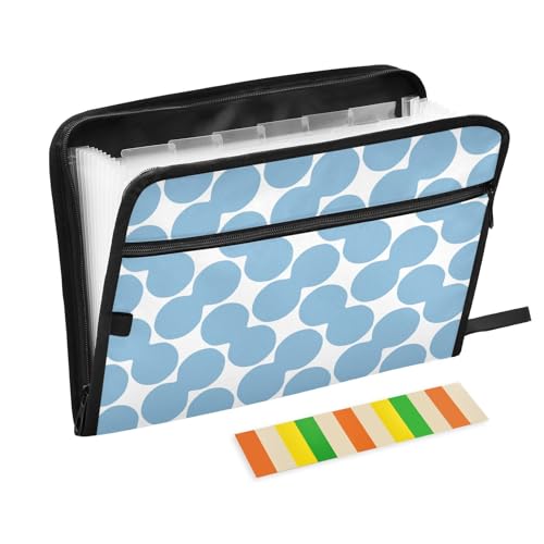 LI ZHI XIN A4 Dokumentenmappe Mit 13 Tasche Dokument Organizer Klassifizierungsordner Wasserfeste Seitlich ReißVerschluss Ordner FäChermappe Polka-Dot-Muster LI ZHI XIN A4 Dokumentenmappe Mit 13 Tasche Dokument Organizer Klassifizierungsordner Wasserfeste Seitlich ReißVerschluss Ordner FäChermappe Polka-Dot-Muster von LI ZHI XIN