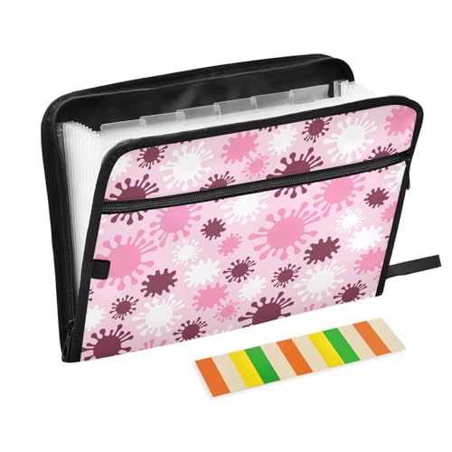 LI ZHI XIN A4 Dokumentenmappe Mit 13 Tasche Dokument Organizer Klassifizierungsordner Wasserfeste Seitlich ReißVerschluss Ordner FäChermappe Schneeflocken-Muster LI ZHI XIN A4 Dokumentenmappe Mit 13 Tasche Dokument Organizer Klassifizierungsordner Wasserfeste Seitlich ReißVerschluss Ordner FäChermappe Schneeflocken-Muster von LI ZHI XIN