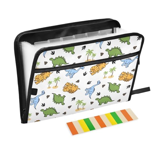 LI ZHI XIN A4 Dokumentenmappe Mit 13 Tasche Dokument Organizer Klassifizierungsordner Wasserfeste Seitlich ReißVerschluss Ordner FäChermappe Tier Dinosaurier Tropischer Baum LI ZHI XIN A4 Dokumentenmappe Mit 13 Tasche Dokument Organizer Klassifizierungsordner Wasserfeste Seitlich ReißVerschluss Ordner FäChermappe Tier Dinosaurier Tropischer Baum von LI ZHI XIN