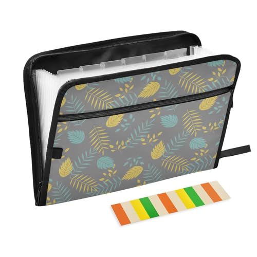 LI ZHI XIN A4 Dokumentenmappe Mit 13 Tasche Dokument Organizer Klassifizierungsordner Wasserfeste Seitlich ReißVerschluss Ordner FäChermappe Tropische BaumbläTter LI ZHI XIN A4 Dokumentenmappe Mit 13 Tasche Dokument Organizer Klassifizierungsordner Wasserfeste Seitlich ReißVerschluss Ordner FäChermappe Tropische BaumbläTter von LI ZHI XIN