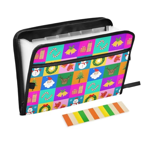 LI ZHI XIN A4 Dokumentenmappe Mit 13 Tasche Dokument Organizer Klassifizierungsordner Wasserfeste Seitlich ReißVerschluss Ordner FäChermappe Weihnachtsbaum Handschuhe Elch LI ZHI XIN A4 Dokumentenmappe Mit 13 Tasche Dokument Organizer Klassifizierungsordner Wasserfeste Seitlich ReißVerschluss Ordner FäChermappe Weihnachtsbaum Handschuhe Elch von LI ZHI XIN