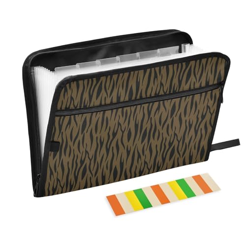 LI ZHI XIN A4 Dokumentenmappe Mit 13 Tasche Dokument Organizer Klassifizierungsordner Wasserfeste Seitlich ReißVerschluss Ordner FäChermappe Zebra-Streifen-Muster LI ZHI XIN A4 Dokumentenmappe Mit 13 Tasche Dokument Organizer Klassifizierungsordner Wasserfeste Seitlich ReißVerschluss Ordner FäChermappe Zebra-Streifen-Muster von LI ZHI XIN