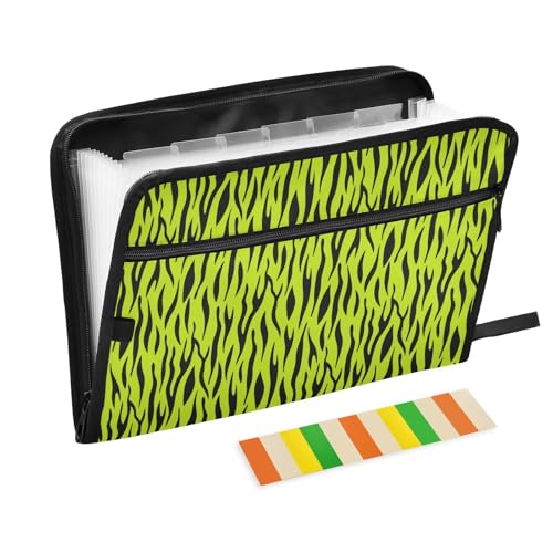 LI ZHI XIN A4 Dokumentenmappe Mit 13 Tasche Dokument Organizer Klassifizierungsordner Wasserfeste Seitlich ReißVerschluss Ordner FäChermappe Zebra-Streifen-Muster LI ZHI XIN A4 Dokumentenmappe Mit 13 Tasche Dokument Organizer Klassifizierungsordner Wasserfeste Seitlich ReißVerschluss Ordner FäChermappe Zebra-Streifen-Muster von LI ZHI XIN