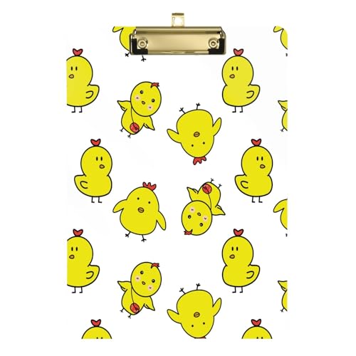 LI ZHI XIN A4 Standard Klemmbretter,Acryl Clipboard,9 X 12.5 Zoll,Mit Einziehbaren Haken,FüR Schule,BüRo,Krankenschwestern Cartoon-Huhn-Muster LI ZHI XIN A4 Standard Klemmbretter,Acryl Clipboard,9 X 12.5 Zoll,Mit Einziehbaren Haken,FüR Schule,BüRo,Krankenschwestern Cartoon-Huhn-Muster von LI ZHI XIN