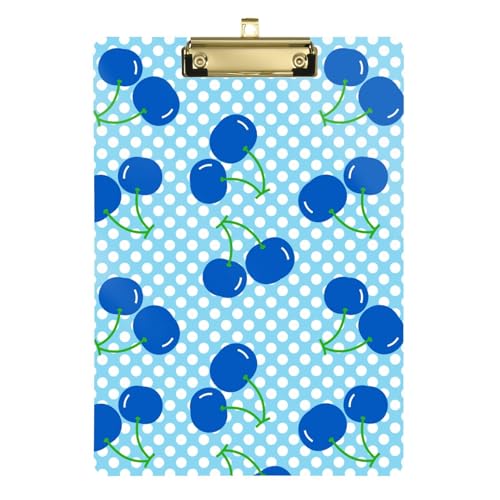 LI ZHI XIN A4 Standard Klemmbretter,Acryl Clipboard,9 X 12.5 Zoll,Mit Einziehbaren Haken,FüR Schule,BüRo,Krankenschwestern Frucht-Kirsch-Muster LI ZHI XIN A4 Standard Klemmbretter,Acryl Clipboard,9 X 12.5 Zoll,Mit Einziehbaren Haken,FüR Schule,BüRo,Krankenschwestern Frucht-Kirsch-Muster von LI ZHI XIN