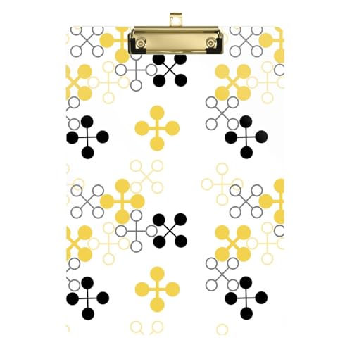 LI ZHI XIN A4 Standard Klemmbretter,Acryl Clipboard,9 X 12.5 Zoll,Mit Einziehbaren Haken,FüR Schule,BüRo,Krankenschwestern Geometrische Muster LI ZHI XIN A4 Standard Klemmbretter,Acryl Clipboard,9 X 12.5 Zoll,Mit Einziehbaren Haken,FüR Schule,BüRo,Krankenschwestern Geometrische Muster von LI ZHI XIN
