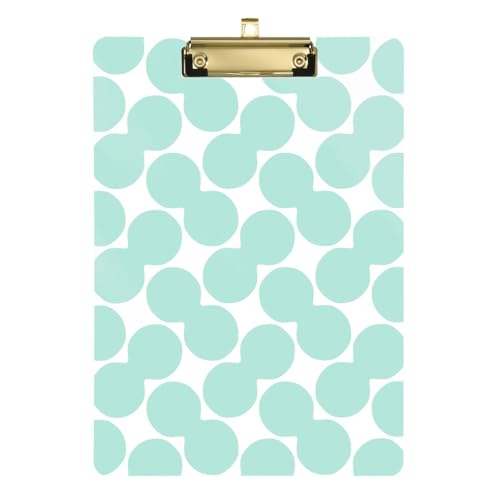 LI ZHI XIN A4 Standard Klemmbretter,Acryl Clipboard,9 X 12.5 Zoll,Mit Einziehbaren Haken,FüR Schule,BüRo,Krankenschwestern GrüNer Polka Dot LI ZHI XIN A4 Standard Klemmbretter,Acryl Clipboard,9 X 12.5 Zoll,Mit Einziehbaren Haken,FüR Schule,BüRo,Krankenschwestern GrüNer Polka Dot von LI ZHI XIN