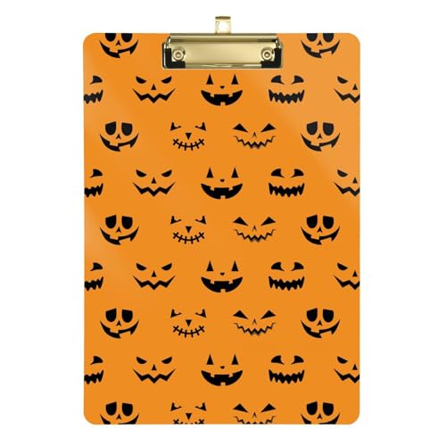 LI ZHI XIN A4 Standard Klemmbretter,Acryl Clipboard,9 X 12.5 Zoll,Mit Einziehbaren Haken,FüR Schule,BüRo,Krankenschwestern Halloween Cartoon-Muster LI ZHI XIN A4 Standard Klemmbretter,Acryl Clipboard,9 X 12.5 Zoll,Mit Einziehbaren Haken,FüR Schule,BüRo,Krankenschwestern Halloween Cartoon-Muster von LI ZHI XIN