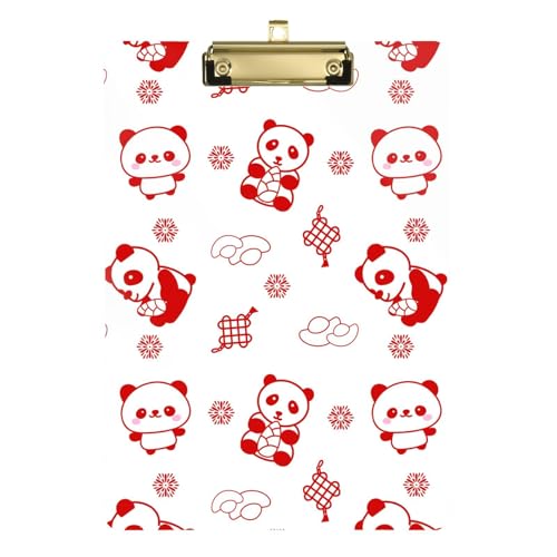 LI ZHI XIN A4 Standard Klemmbretter,Acryl Clipboard,9 X 12.5 Zoll,Mit Einziehbaren Haken,FüR Schule,BüRo,Krankenschwestern Panda-Muster LI ZHI XIN A4 Standard Klemmbretter,Acryl Clipboard,9 X 12.5 Zoll,Mit Einziehbaren Haken,FüR Schule,BüRo,Krankenschwestern Panda-Muster von LI ZHI XIN