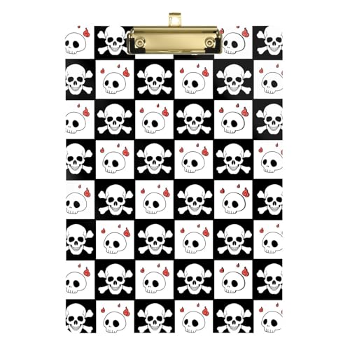 LI ZHI XIN A4 Standard Klemmbretter,Acryl Clipboard,9 X 12.5 Zoll,Mit Einziehbaren Haken,FüR Schule,BüRo,Krankenschwestern Skelettmuster LI ZHI XIN A4 Standard Klemmbretter,Acryl Clipboard,9 X 12.5 Zoll,Mit Einziehbaren Haken,FüR Schule,BüRo,Krankenschwestern Skelettmuster von LI ZHI XIN